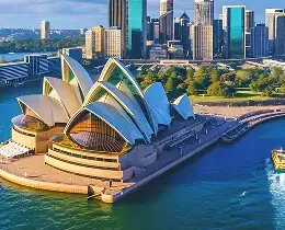 Sydney harbour and skyline
